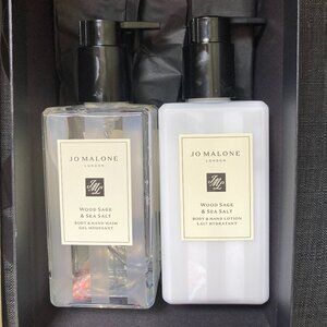Jo Malone Wood Sage and Sea Salt Body & Hand Wash and Body & Hand Lotion Set